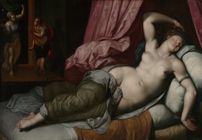 Paris Being Admitted to the Bedchamber of Helen by Jacob de Backer
